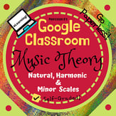 Music Theory Unit 17, Lesson 70: Minor Scales - Natural, Harmonic and Melodic Digital Resources